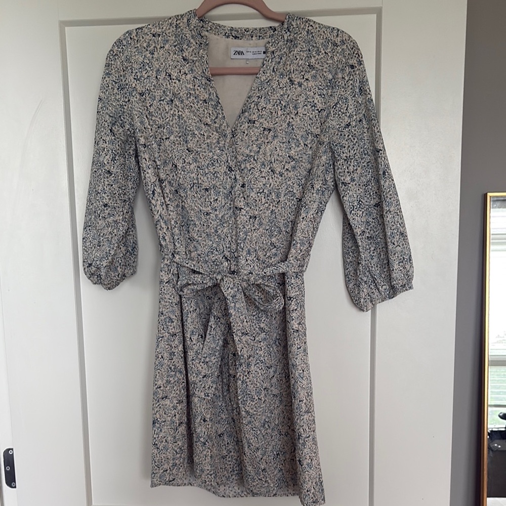 Zara Puff Sleeve Dress